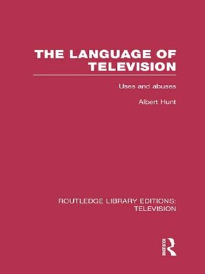 cover image of The Language of Television